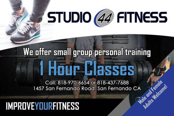 We offer affordable small group personal training