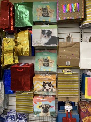 Cute gift bags.