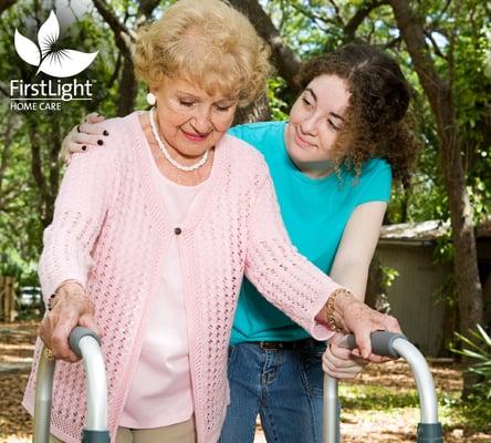 FirstLight HomeCare provides personal and companion care.