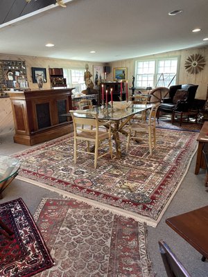 One of the many rooms filled with treasures at The Shops At Collectors Cottage.