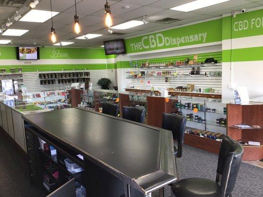 CBD Dispensary Toledo tester bar