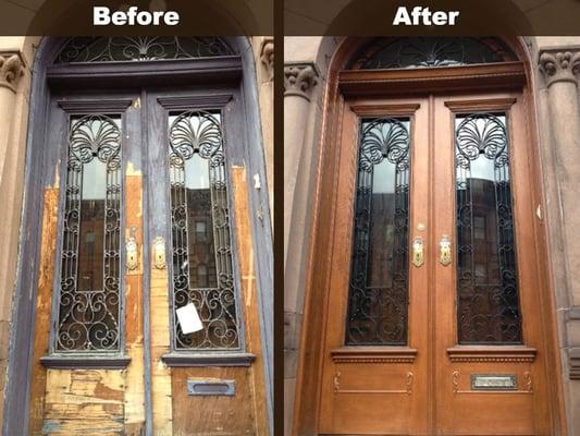 The Finest Brownstone Wood Restoration