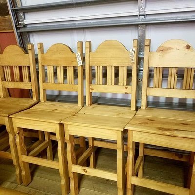 Barstools W/ Wooden Seat