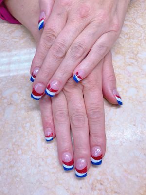 Happy 4th of july nails