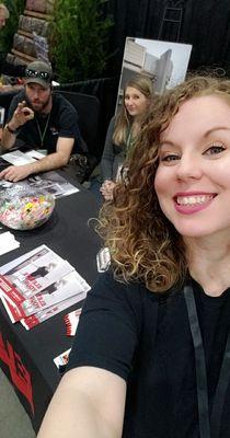 Johnny & Amber with Corey at the Home Show in the fall & Spring each year located at the Myrtle Beach Convention Center.