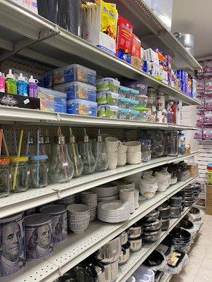 The view of the kitchenwares  and housewares supplies we sell.