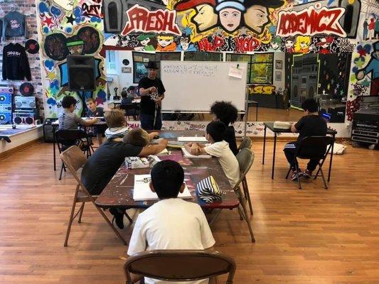 Graffiti Art class