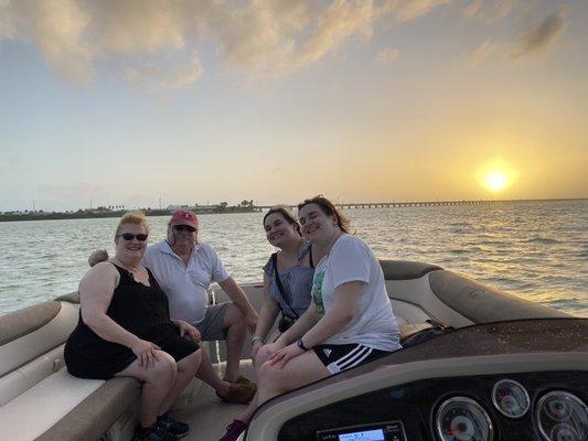 Always smiles on the Party Pontoon