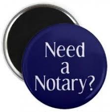 Need a Notary?  Call us, text us and or email us today!