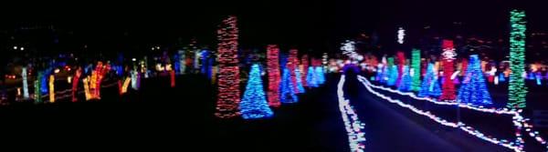 Christmas lights display.