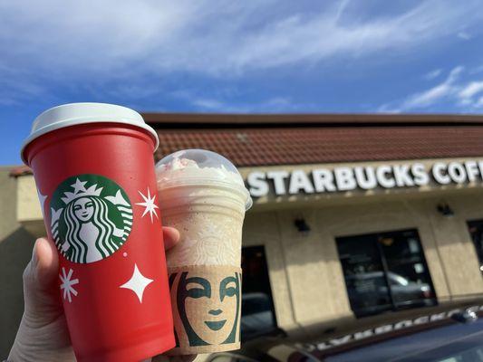 Thank you for Red Cup Day at Starbucks in the Princeton Plaza in San Pablo.