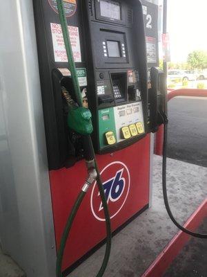 They use 76 gas