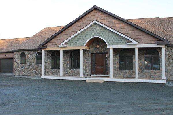 Stone Veneer Exterior. Hartland, VT