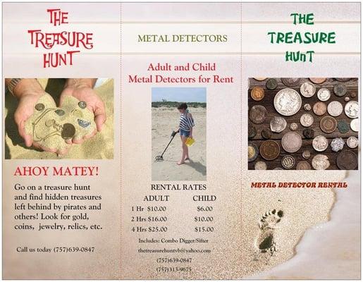 Brochure for THE TREASURE HUnT