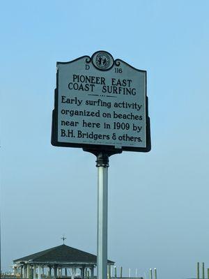 Pioneer East Coast Surfing Historical Marker