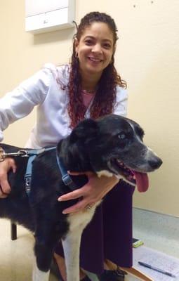 Dr. B and my very happy girl! Who now has a great chance at a healthy longer life!