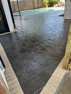 Paver patio