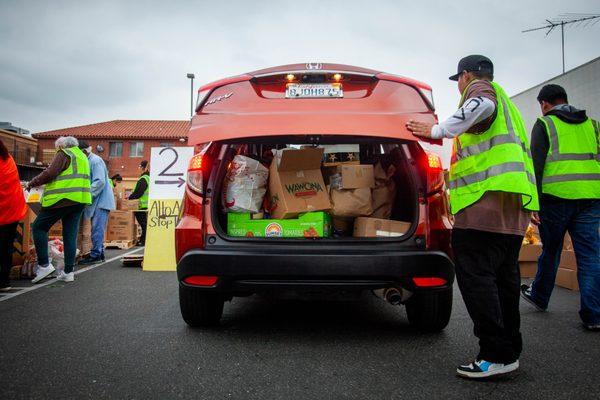 Our Food Pantry proudly provides food and sundries to thousands of families each year.