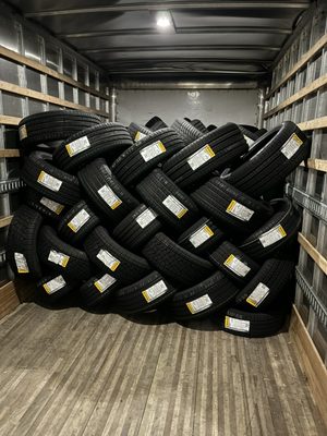 Helping you look slick with a delivery of brand new Pirelli Tires. MD PA