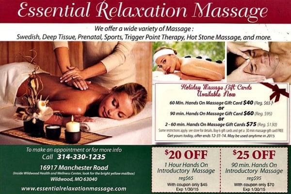 Essential Relaxation Massage & Spa