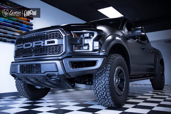 Ford F150 Raptor Avery Satin Black