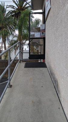 Ramp to back door