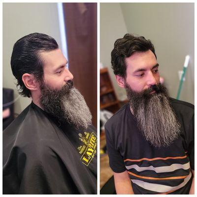 Hair and beard shape up