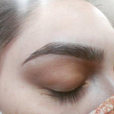 Eyebrow threading