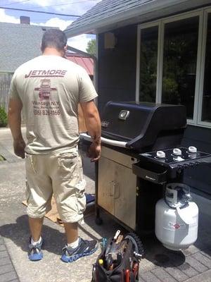 Jimmy, who repaired our BBQ