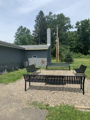 Outdoor seating area