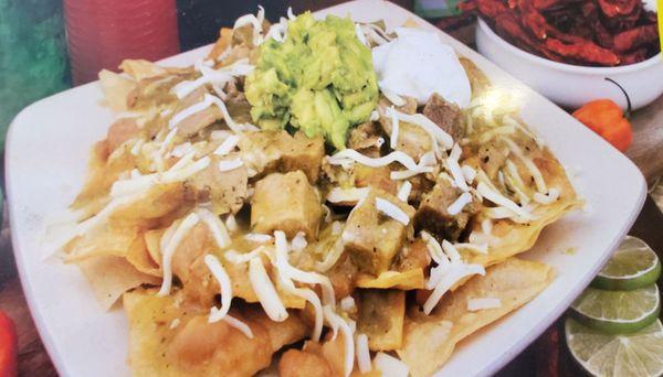 Pork nachos were the bomb!