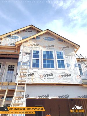 .Soffit .Vinyl Siding .FIber Cement .Boxing Jobs #Siding #Contractor #Charlotte