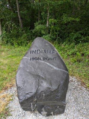 Hoosier Hill, the highest point in Indiana