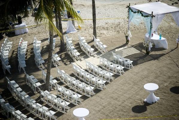 Mexico Beachside wedding, Isla Mujeres 2009