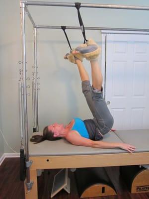 Pilates Cadillac half hang