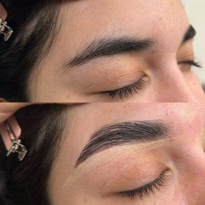 Eyebrow lamination