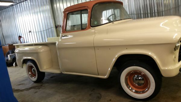 55 Chevy 3200 in progress.