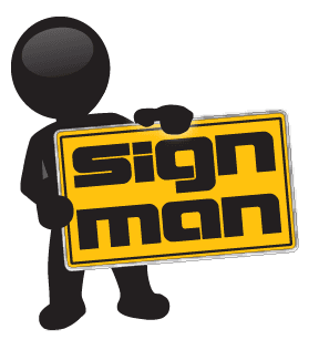 Sign Man Kermit Harpold