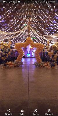 This huge balloon star is amazing at any event!