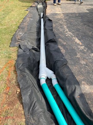 Drainage installation