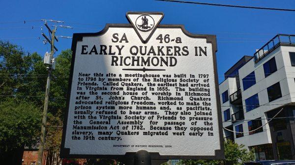 Early Quakers Historical Marker