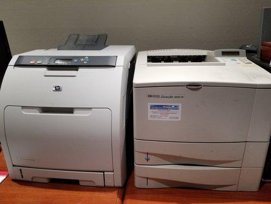 HP Color LaserJet Printer and HP LaserJet 4050TN Printer