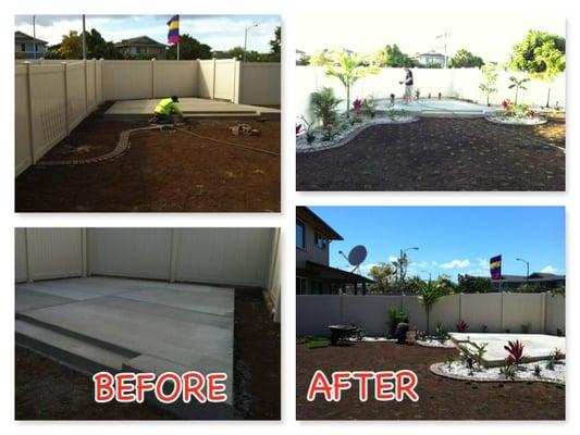 landscaping and masonry services Oahu Hawaii