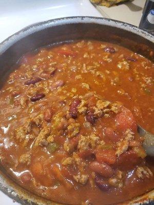 Warm up with our chili