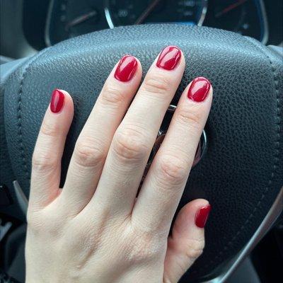 Gel manicure $50