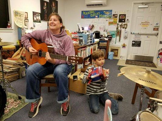 Family Jams every 2nd Saturday at 6:30pm. Everyone is invited!