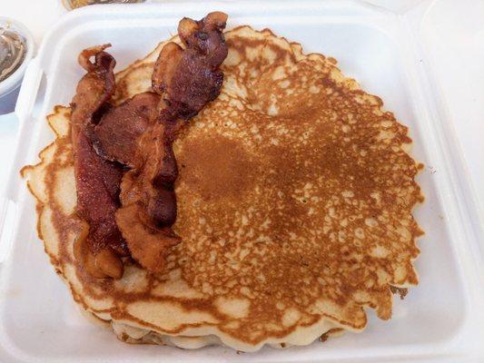 Pancakes and bacon