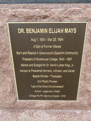 About Dr. Benjamin E. Mays