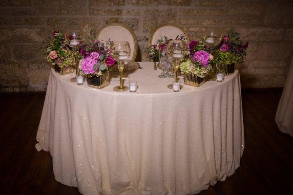 Sweetheart table