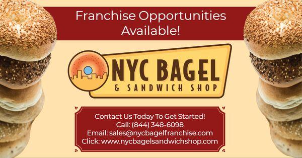 NYC Bagel and Sandwich Shop Has Many Franchise Opportunities Available! Contact Us Today For More Info!